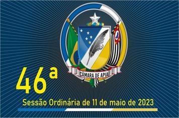 46ª SESSÃO ORDINÁRIA DE 11 DE MAIO DE 2023